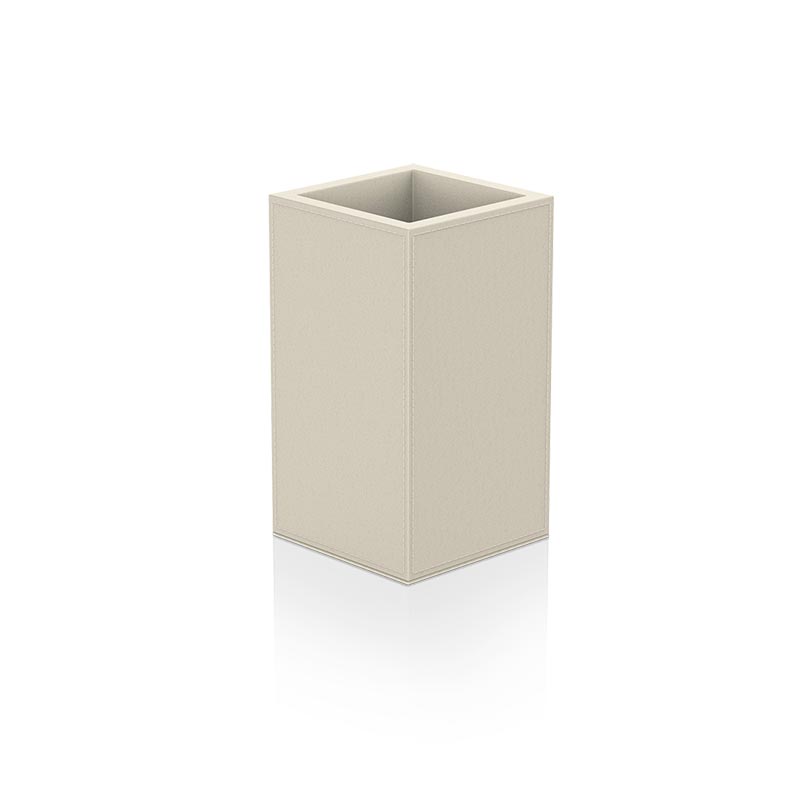 KOE Коробка универсальная имитация кожи цвет бежевый