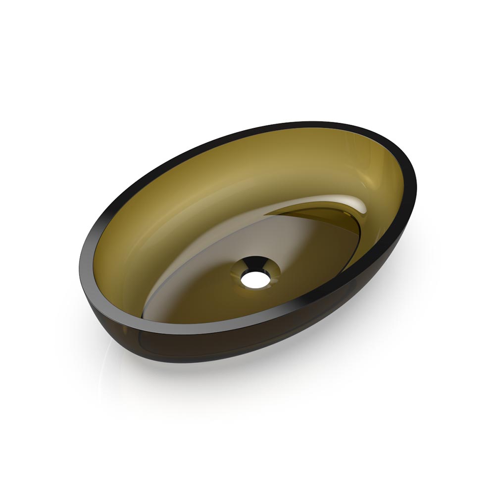 Раковины Раковина Oval Shape отдельностоящая из полимерного материала 55х37x13 см, цвет 01 