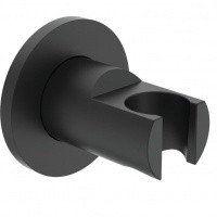 Комплектующие Держатель душевой лейки, матовый черный 