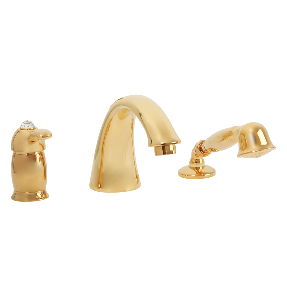 Смесители Смеситель на борт ванны, золото 