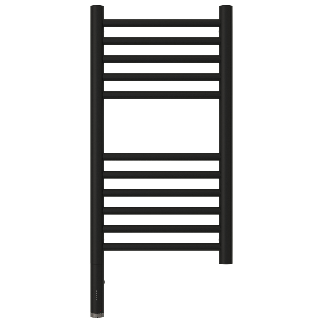 Полотенцесушители Полотенцесушитель электрический прямая 600х300 / МЭМ левый (Матовый чёрный) 