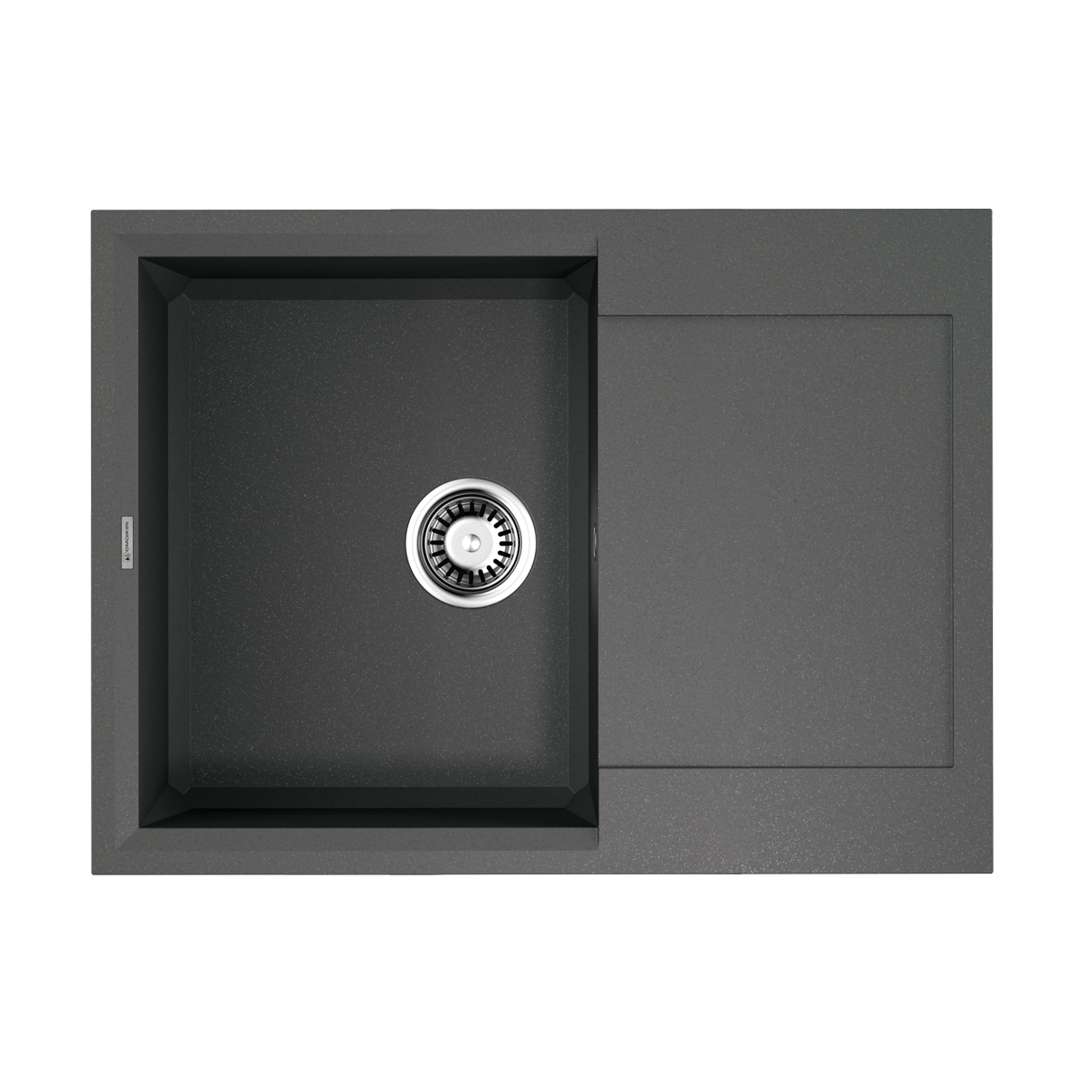 Кухонные мойки Кухонная мойка 680x500x190 Sakaime 68-PL Tetogranit/платина 