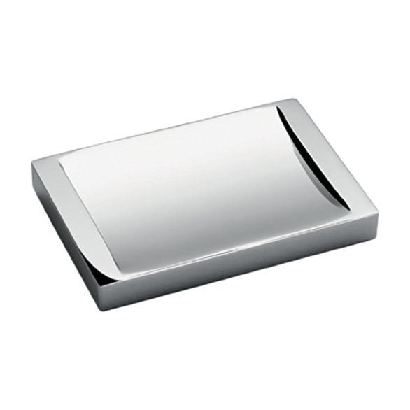 Мыльница настольная, цвет хром