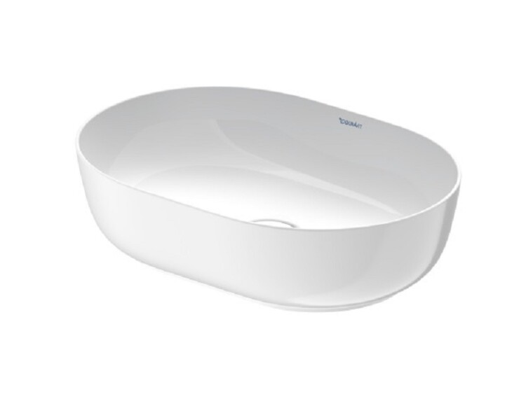 Раковины Раковина 500х350 мм, для установки на столешницу, без отв для смесителя, без перел, с керамичес крышкой, с крепежом, цвет белый глянцевый 