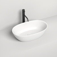 Раковины Раковина накладная 560х335, матовая, материал S-Stone 