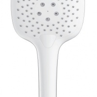 Комплектующие Ручной душ 150 мм, 3 типа струи, хром/белый 