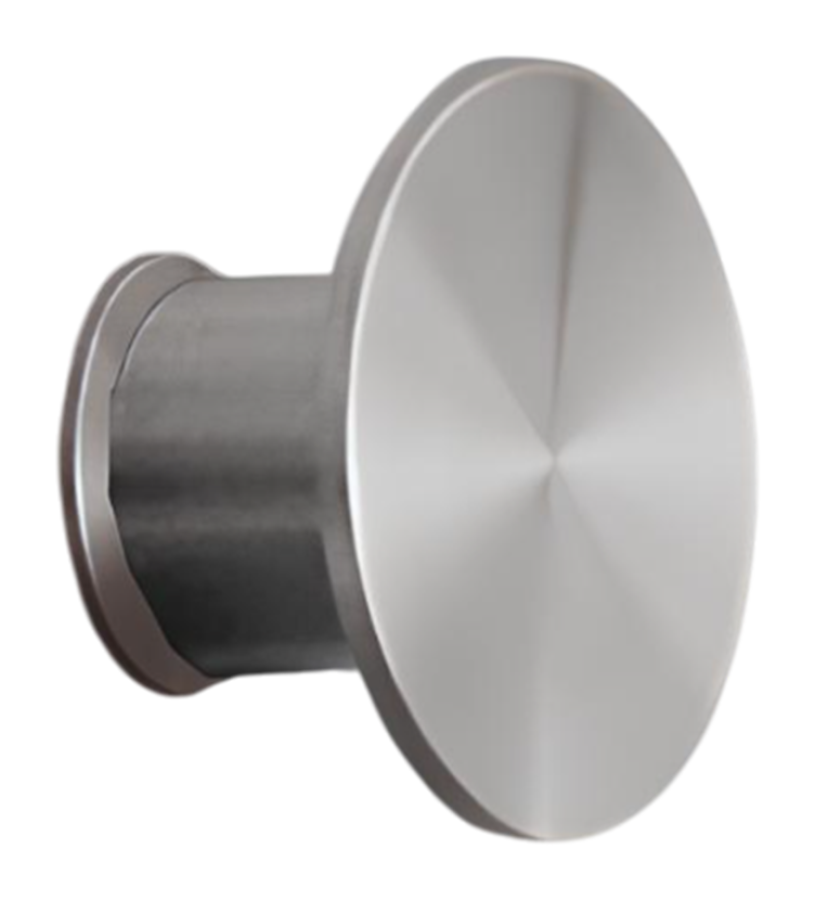 Крючок для ванной Giotto, настенный, Ø 50 мм, сталь, цвет Black Diamond сатинированный