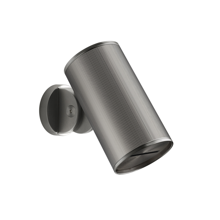 Душевая программа Верхний душ 79 мм, с настенным креплением, водопад, цвет Steel Brushed 