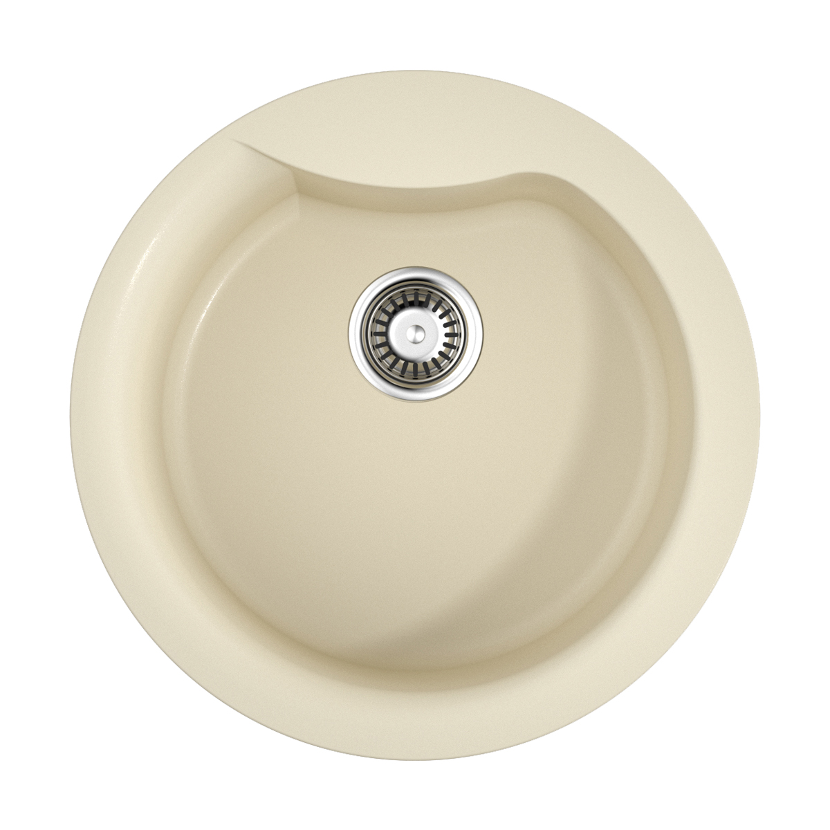 Кухонные мойки Кухонная мойка 485x485x210 Yasugata 48R-BE Tetogranit/ваниль 