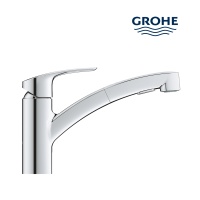 Смесители Смеситель для кухни с вытяжным изливом (хром) 