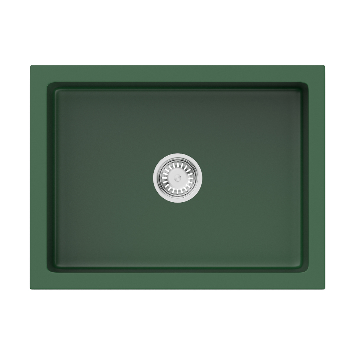 Кухонные мойки Кухонная мойка 610x460x254 Mikura 61-RG Matt Natceramic/royal green матовый 