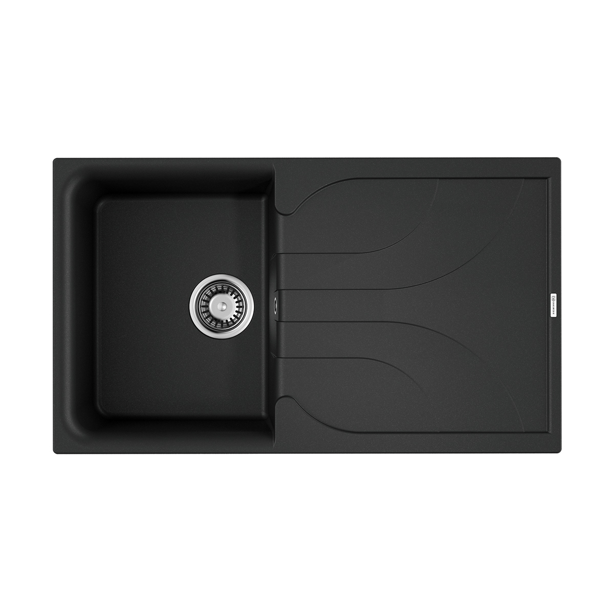 Кухонная мойка 860x500x210 Yasugata 86-BL Tetogranit/черный