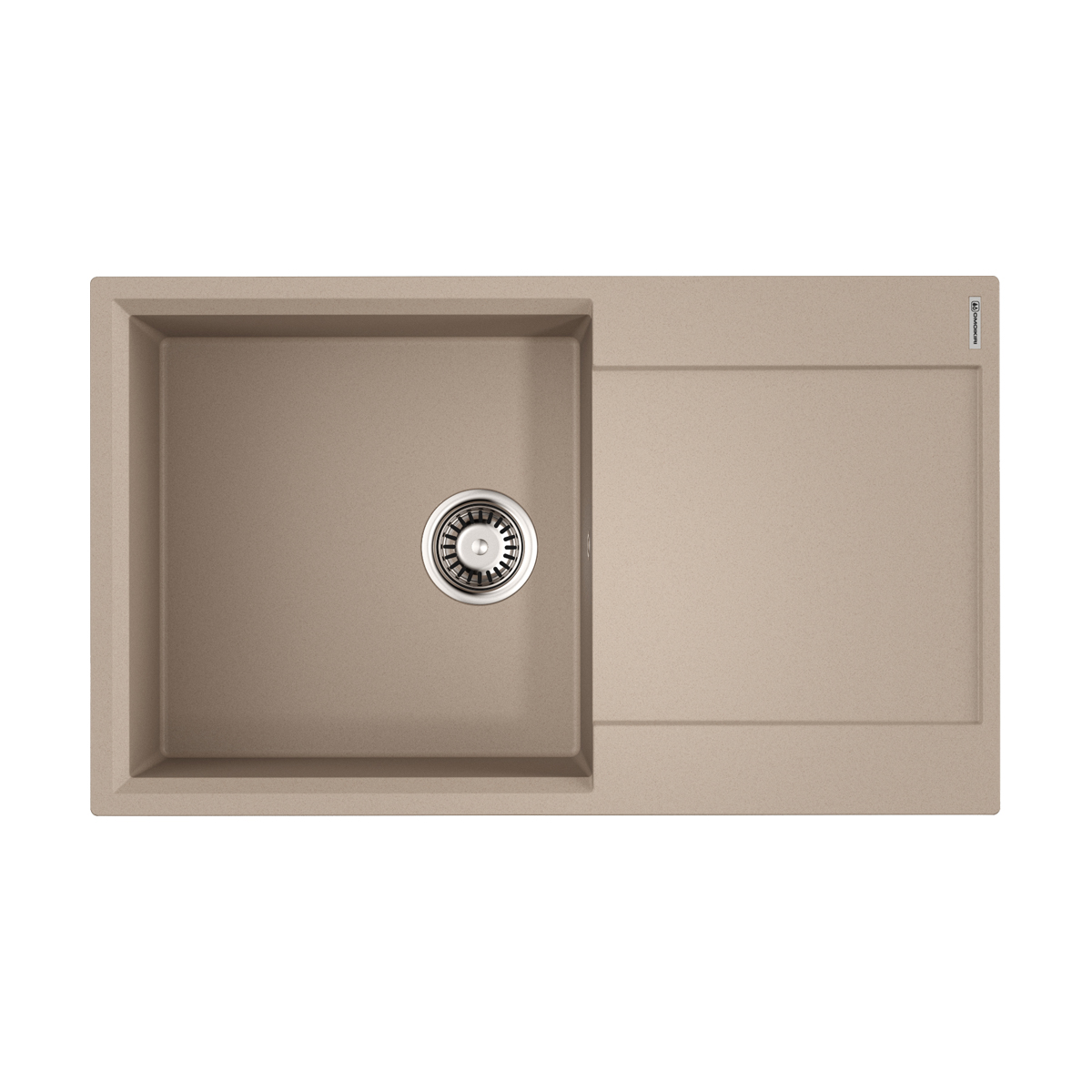 Кухонные мойки Кухонная мойка 860x500x190 Daisen 86-SA Artgranit/бежевый 