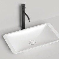 Раковины Раковина накладная 575х350, матовая, материал S-Stone 