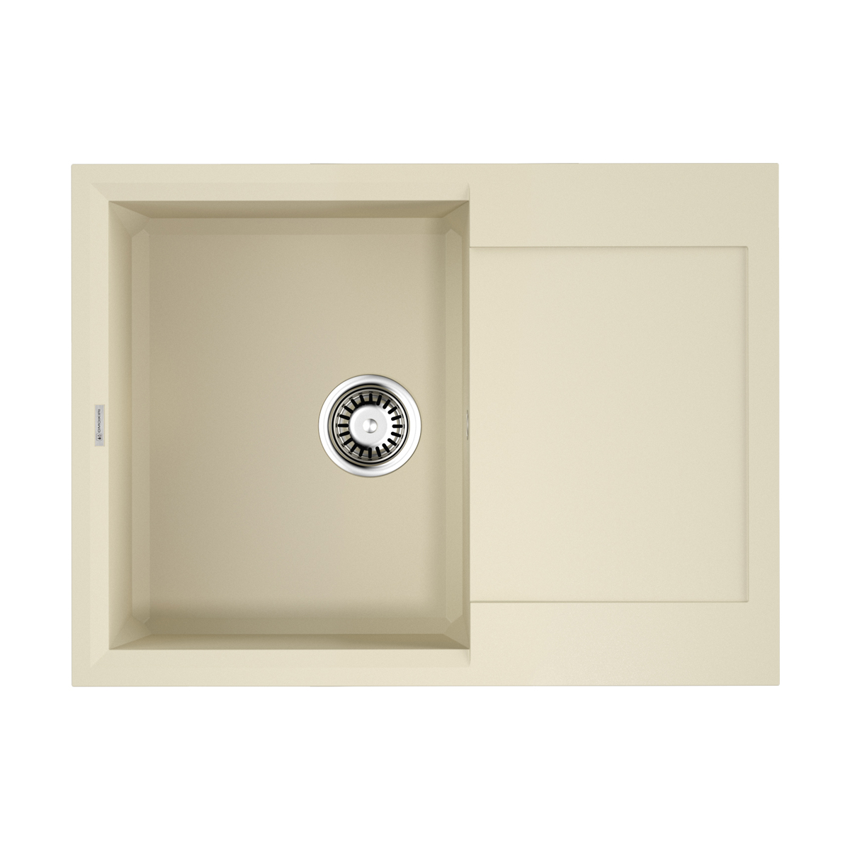 Кухонные мойки Кухонная мойка 680x500x190 Sakaime 68-BE Tetogranit/ваниль 