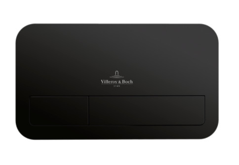 Системы инсталляции Kлавиша смыва viconnect, смыв с 2 объемами, цвет черный матовый 