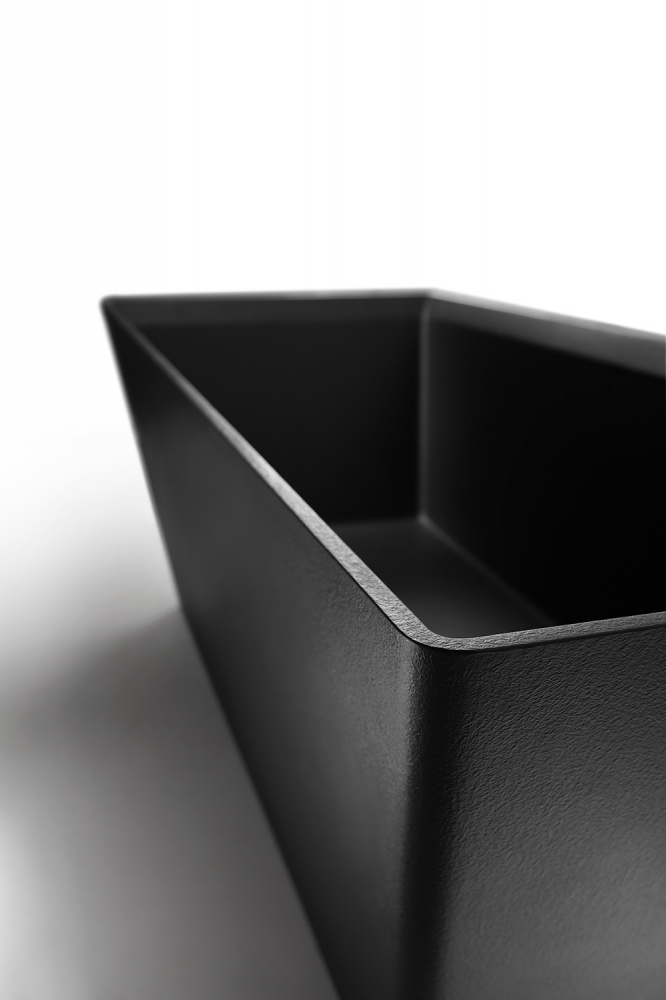 Ванны Ванна из искусственного камня черная матовая 170x75 