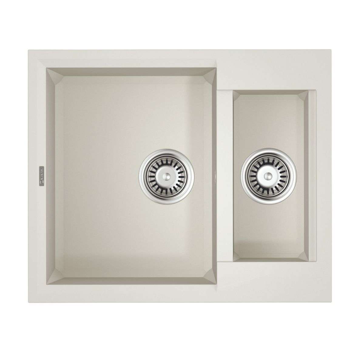 Кухонные мойки Кухонная мойка 600x500x210 Sakaime 60-2-WH Tetogranit/белый 