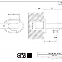 Комплектующие Шланговое подключение хром 