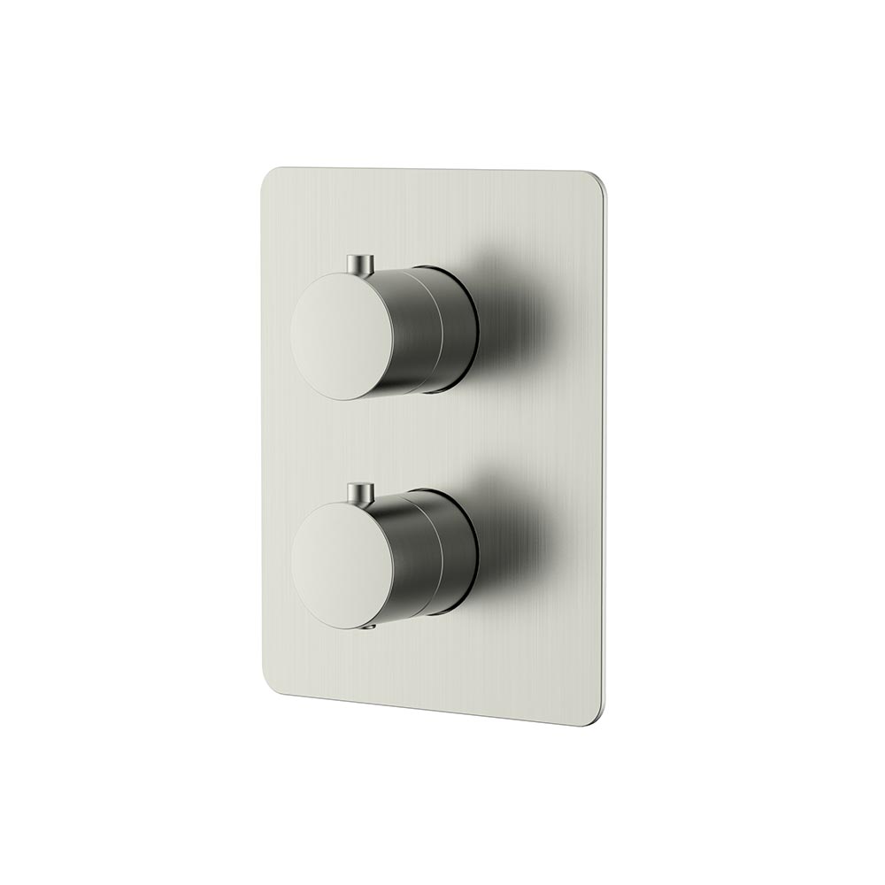 Термостатический встраиваемый смеситель для душа из стены на 3 потребителя BRUSH NIC