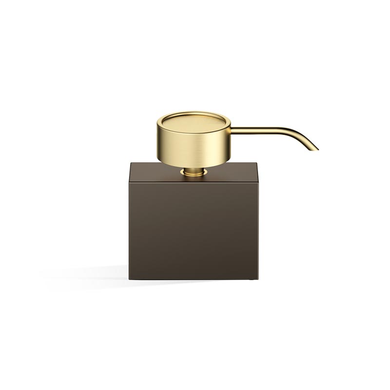 DW 477 дозатор для мыла Темная бронза/золото матовое