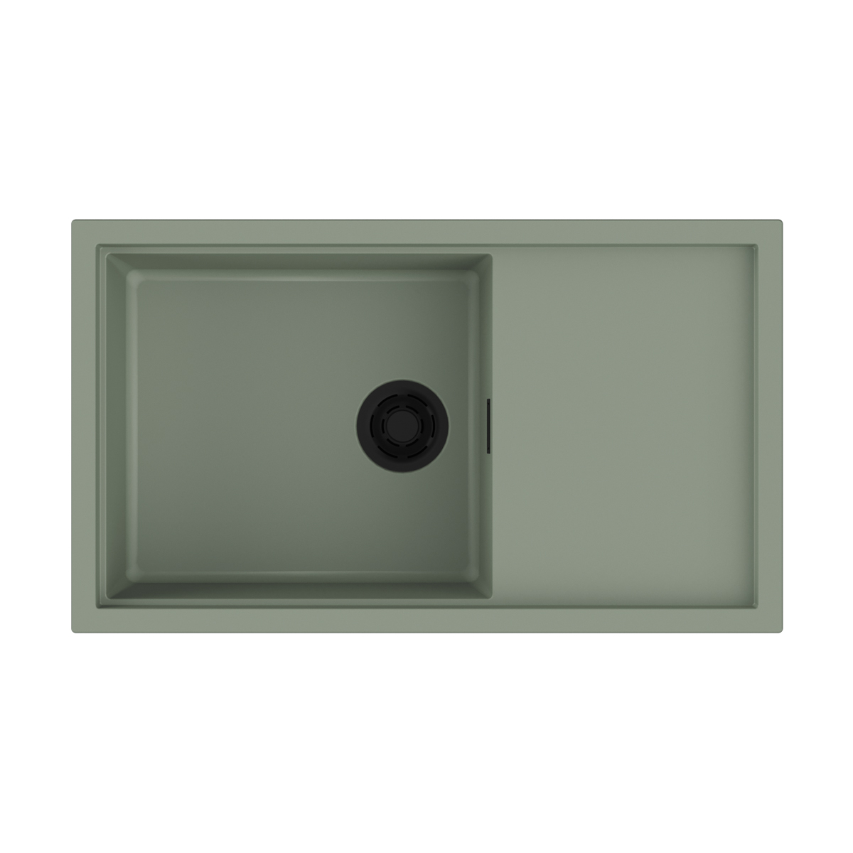 Кухонные мойки Кухонная мойка 860x500x217 Sintesi 86-WG Artceramic/wind green 