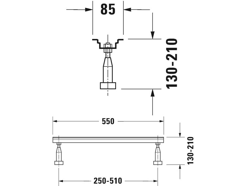 Ножки для ванн и поддонов ножки для ванны/поддона 
