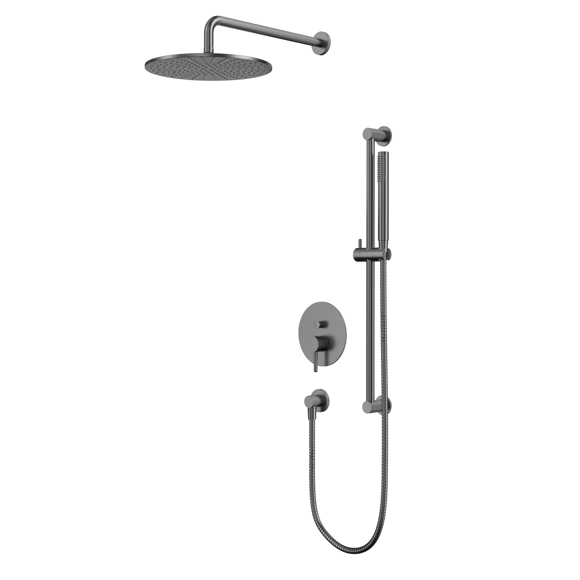 Душевая программа Система для душа скрытого монтажа YSET05GM (оружейная сталь) 