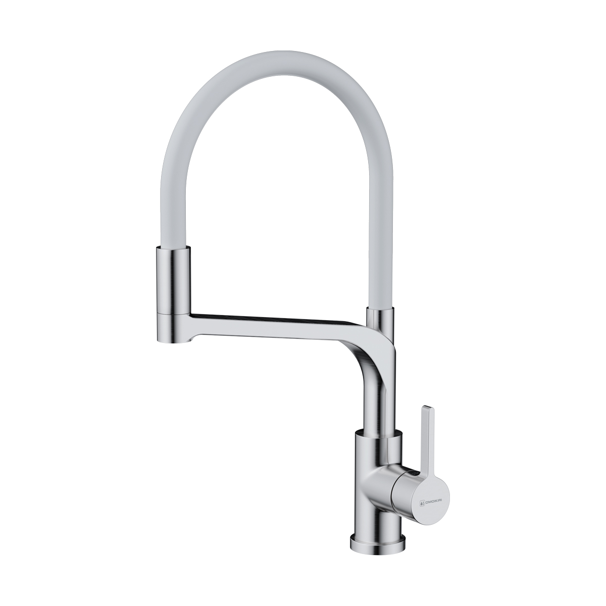 Смесители для кухни Смеситель для кухни Sinto 2 Plus-BN-WH латунь/нержавеющая сталь/белый 