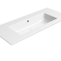 Раковины Раковина подвесная 102*46 см (белый глянцевый) 