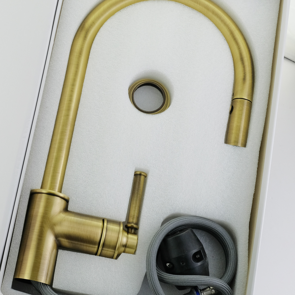 Смесители Смеситель для кухни, бронза 