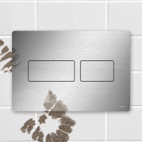 Системы инсталляции панель смыва TECEsolid с двойной системой смыва для унитаза, нержавеющая сталь, сатин (с покрытием против отпечатков пальцев) 