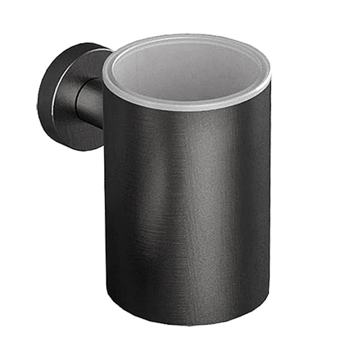 Стакан, подвесной, цвет PVD графит матовый