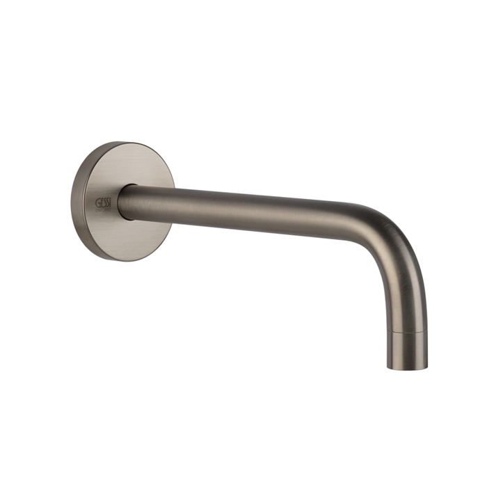 Комплектующие Настенный излив длинный, цвет Finox Brushed Nickel 