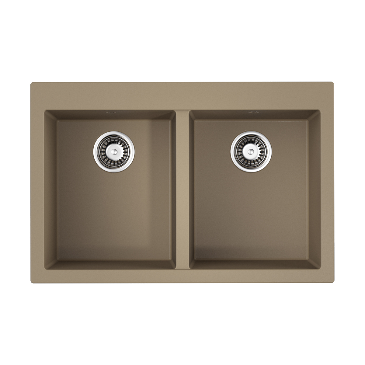 Кухонные мойки Кухонная мойка 800x530x200 Bosen 80-2-CH Tetogranit/шампань 