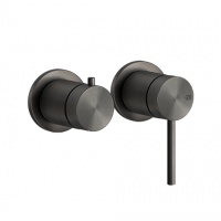 Смесители Смеситель для ванны внешняя часть чёрный шлифованный 