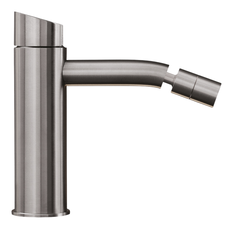 Смесители Смеситель для биде Ziqq, прогрессивный, h-155 мм, регулируемый излив, сталь, цвет сатинированная бронза 