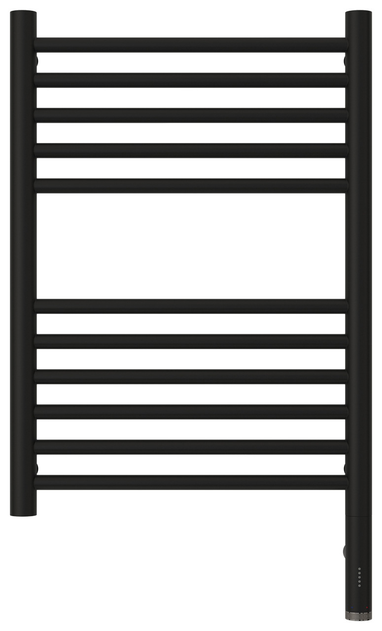 Полотенцесушители Полотенцесушитель электрический прямая 600х400 / МЭМ правый (Матовый чёрный) 