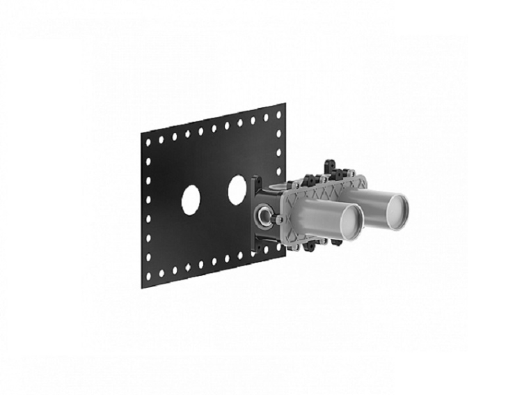 Смесители GESSI Anello/Ingranaggio встраиваемая часть настенного смесителя для раковины, цвет Steel Brushed (Последние 2шт продаем с внешками с нашего склада!) 