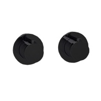 Смесители Термостат для ванны на 2 или 3 потребителя, внешняя часть, чёрный матовый 