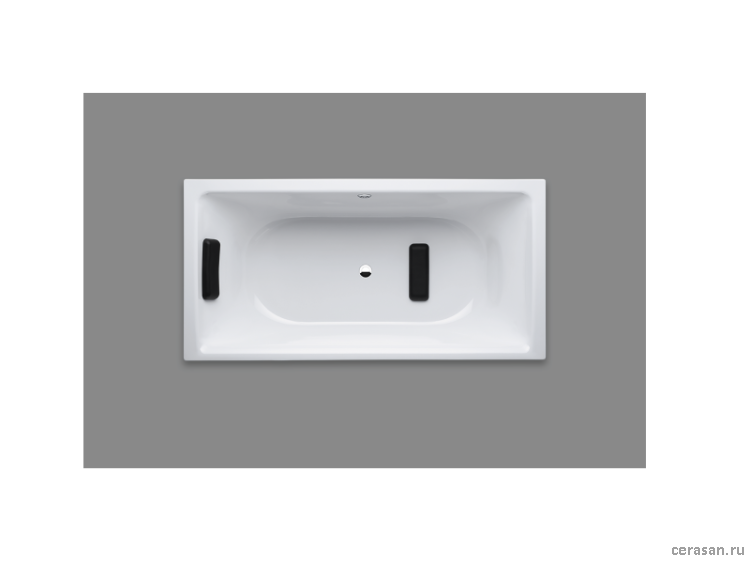 Подушка для ванны BetteRelax цвет черный