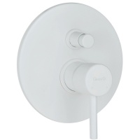 Смесители Смеситель для ванны - комплект с внутренним механизмом, белый матовый 