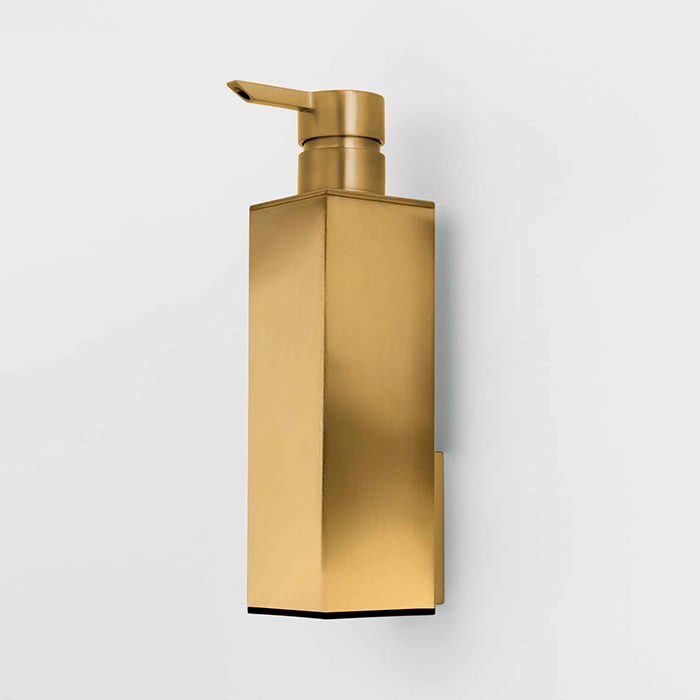 Дозатор мыла подвесной, цвет золото матовое