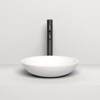 Раковины Раковина накладная 370х370, матовая, материал S-Stone 