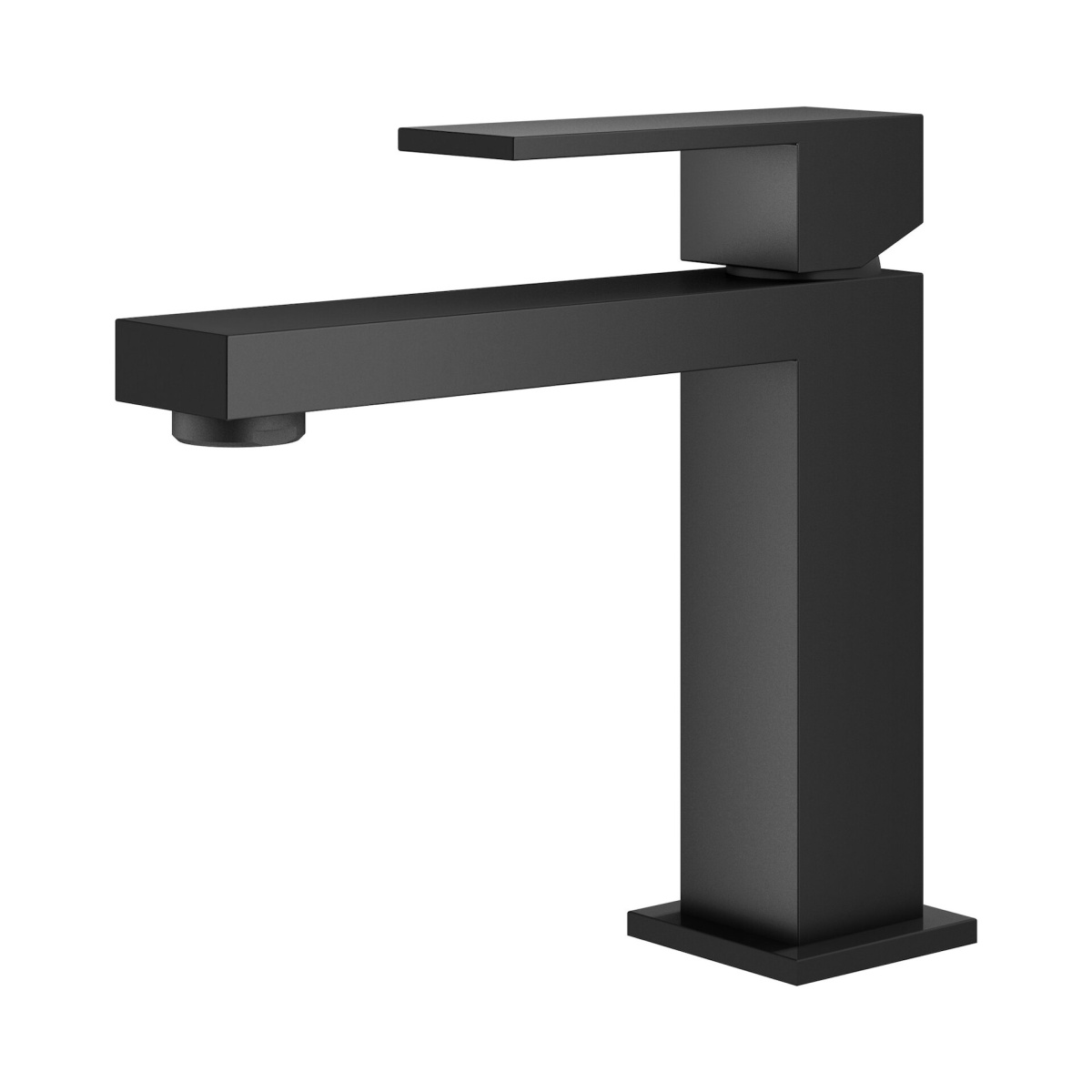 Смесители Смеситель для раковины без донного клапана, черный матовый 