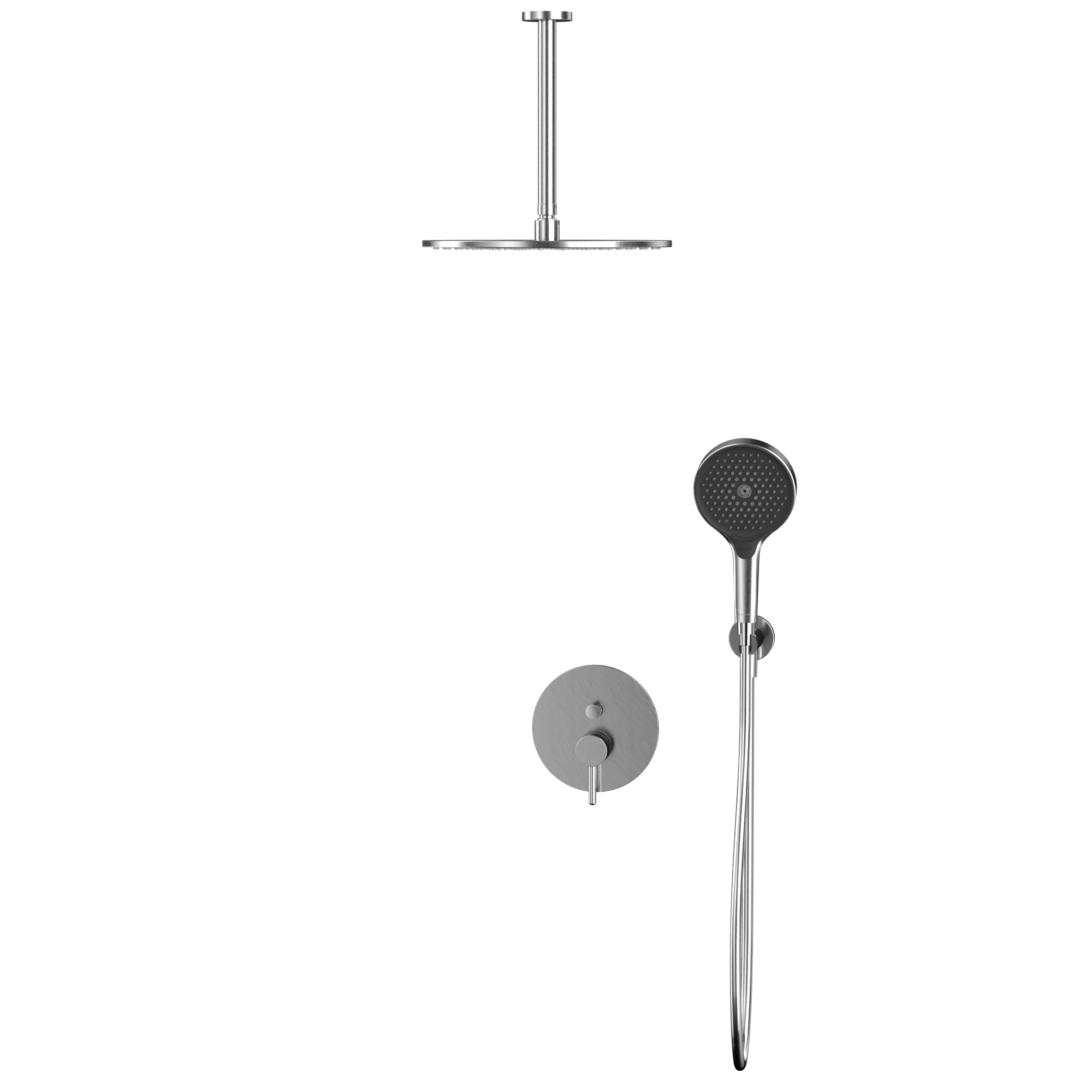 Душевая программа Система для душа скрытого монтажа YSET12TOPNIB (брашированный никель) 