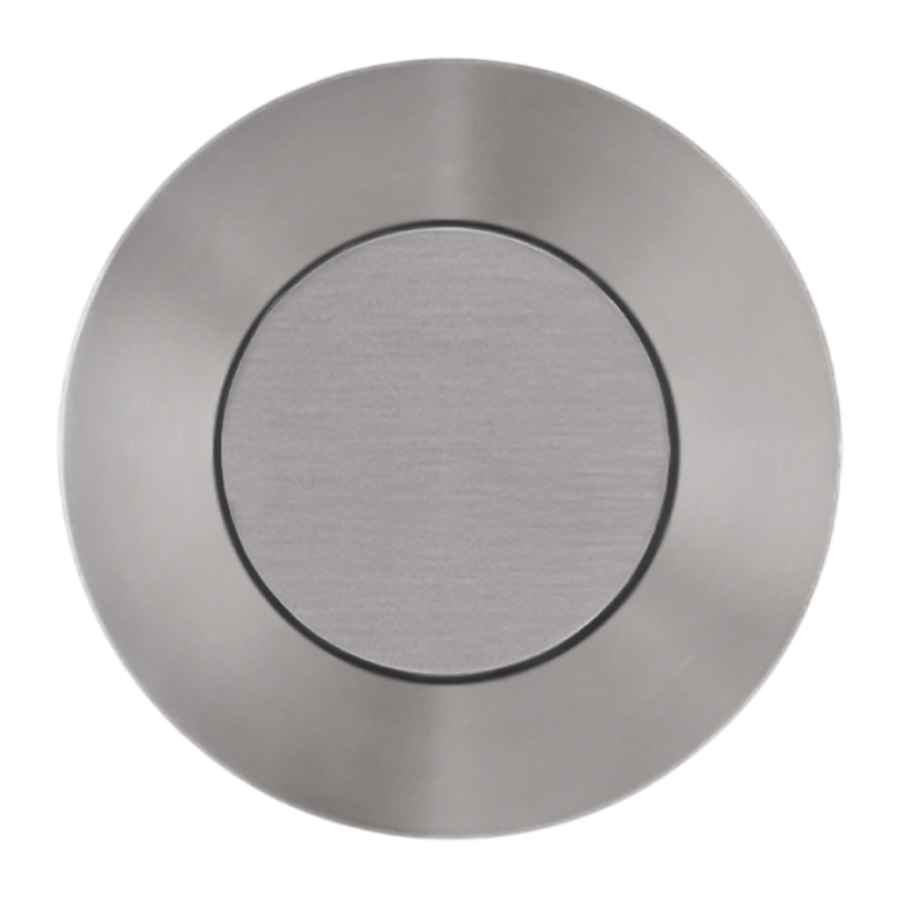 Кнопка смыва Hydroplate, пневматическая, для встроенного/внешнего бачка Geberit (Sigma12, Omega12), сталь, цвет сатинированная сталь