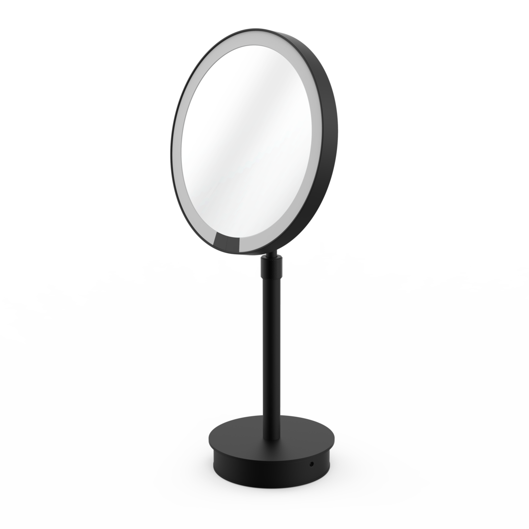 SR Косметическое зеркало, черный матовый