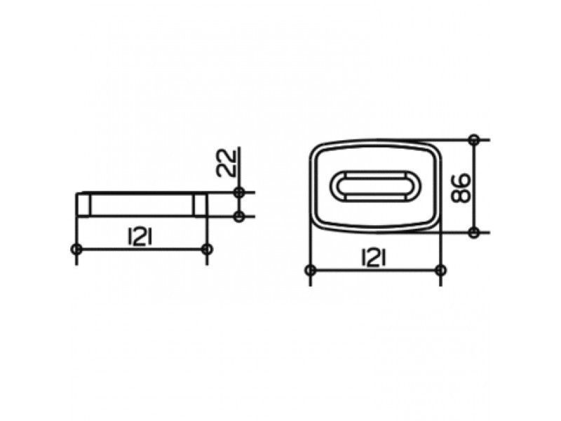 Аксессуары для ванной мыльница 