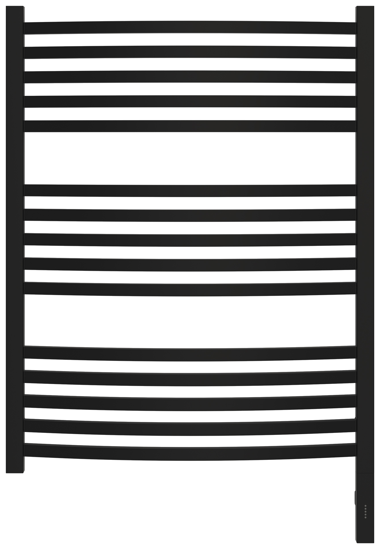 Полотенцесушители Полотенцесушитель электрический 800х600 МЭМ правый (Матовый чёрный) 